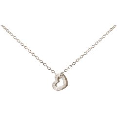 Gemshine - Damen - Herz - Halskette - Anhänger - 925 Silber - 1,1 cm