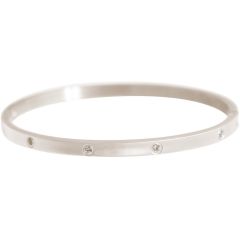 Gemshine - Damen - Armband - Armreif - WISHES - Sparkle - Funkeln - Silber - 4 mm