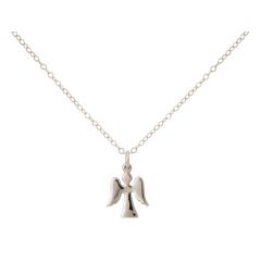 Gemshine - Damen - Halskette - Anhänger - Engel - Schutzengel - 925 Silber - 1,3 cm