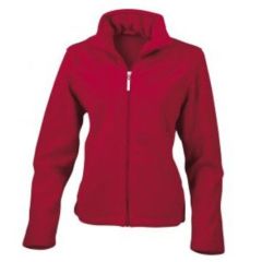 Ladies` Fleece Jacket Red S