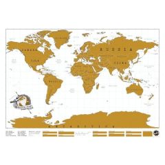 Rubbel Weltkarte Scratch Map rubbeln Reiseweltkarte Welt Karte Reise Poster groß Weltreisender