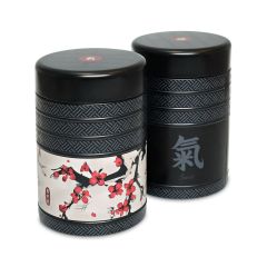 Eigenart Teedosen 2-er Set Kyoto 125g Vorratsdosen Tee Aufbewahrung Kaffeedose Blechdose rund Tee Dose Deckel