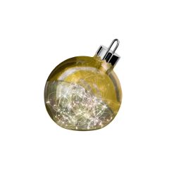 Sompex Leuchte Ornament LED große Weihnachtskugel Lichtkugel dimmbar Gold 30cm