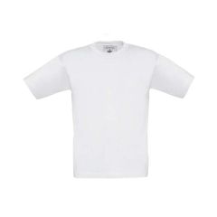 T-Shirt B&C Exact 190 Kids, Weiß, Gr. 116