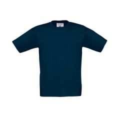 T-Shirt B&C Exact 190 Kids, Navy, Gr. 116