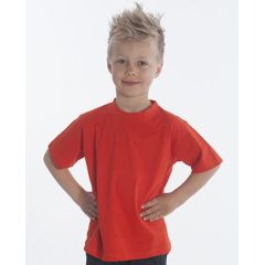 SNAP T-Shirt Basic-Line Kids, Gr. 128, Farbe rot