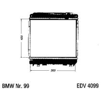 NEU + Kühler BMW 3 E 21 320 / 323 Klimaanlage / Automatic - 9.77 - 8.79 - Kühlsystem - 1120100 1458614