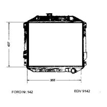 NEU + Kühler Ford Capri MK 1 / MK 2 2.0 - V4 Schaltgetriebe - 9.xx - 8.79 - 79EB8005HA 79EB8005HB 6078971