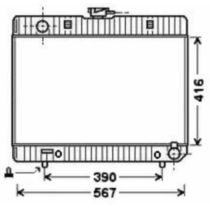 NEU + Kühler Mercedes W123 [ 250 / Automatic] - ( 9.76 - 8.84 ) - 1235010901 1235013301