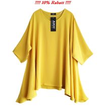 AKH Fashion gelbe Lagenlook Sommer Big-Shirts Übergrößen große Größen