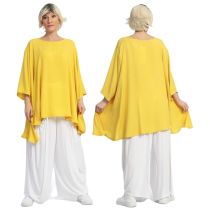 AKH Fashion gelbe Sommer Big-Shirts Übergrößen große Größen