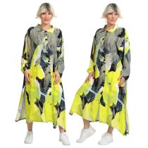 AKH Fashion Lagenlook Chasuble Mantel-Kleider große Größen