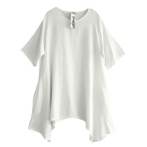 LAGENLOOK SHIRT weiß LEINENmix La Bass Damen Mode