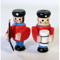 Mini Figuren Soldaten 2 Stück Dekoration für die Puppenhaus Dekoration Miniaturen 1:12