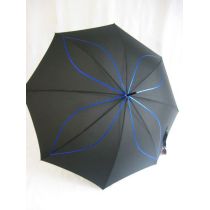Pierre Cardin Stockschirm Regenschirm schwarz / blau