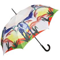 Von Lilienfeld Stockschirm Regenschirm Blaues Pferd Kunstmotiv
