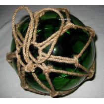 ** GROSSE Fischerkugel im Netz 15 cm- grün