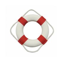 **maritime Deko- Rettungsring- rot/weiß 20 cm