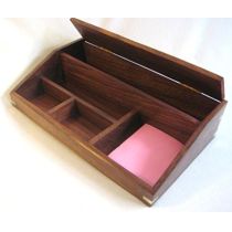 **maritime Utensilien -Box aus Holz mit Messingintarsien- Anker- 750 g