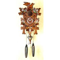 Orig. Schwarzwald- Kuckucksuhr- Edelweiß- Cuckoo Clock- handmade Germany Black Forest