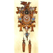 Orig. Schwarzwald- Kuckucksuhr- Edelweiß- Cuckoo Clock- handmade Germany Black Forest
