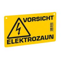 Warnschild "Vorsicht Elektrozaun"