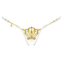 Lucky Cheeks Luxus Mini String Queen of Love - Ivory Editon