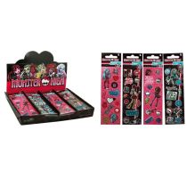 Monster High Sticker ca. 16 x 5 cm - 4 verschiedene Ausführungen