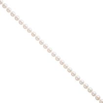 Akoya Perlen Schnur weiß Durchmesser ca. 7-7,5 mm ohne Schließe