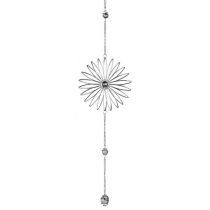 Fensterdeko Blüten-Hänger Silber 58 cm Sonnenfänger