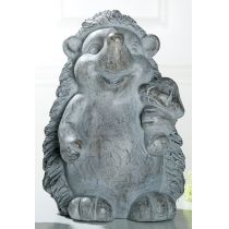 GILDE Dekofigur Igel Ferdi aus Magnesia, antik grau, stehend, 39 cm