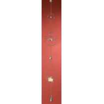 GILDE Hängedeko Teelichthalter Engel mit Herz, 7 x 13 x 100 cm