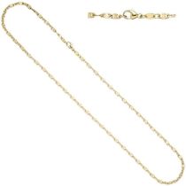 Halskette 585 Gelbgold 45 cm 2,9 mm breit Karabiner