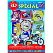 3D Buch Herrenkarten 26 St. Special 21