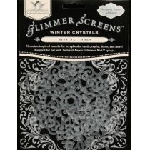 Glimmer screens winter crystals / 3 ST