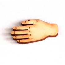 Holz Kleinteile Hand 35mm