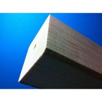 Holzsäule mit Bohrung 8x8x40 cm