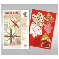 Paper Stars in rot Traditional