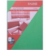 S-line A6 Karte, passendes Kuvert und Briefbogen je 5 Stück - grass