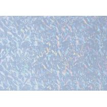 Verzierwachs, Hologramm-hellblau 175 x 80 x 0,5 mm