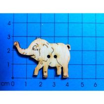 Knopf: Elefantenbaby 40 mm