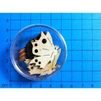 Schmetterling Seitenansicht 30 mm in Dose ca. 11 Stück