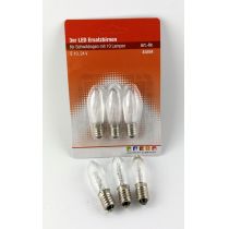 Ersatzbirnen für 10 flammigen Lichterbogen Typ E10,34V,3 W 