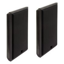 Flatpanel-Lautsprecher, 2-Wege, 4 Ohm, 40 W, 75-20.000 Hz, schwarz, Paar