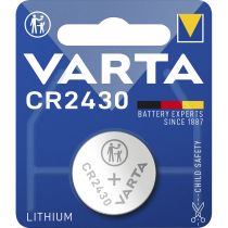 Lithium-Knopfzelle VARTA "Electronics", CR 2430, 280mAh, 3V, 1er-Blister