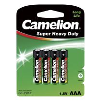 Micro-Batterie CAMELION Super Heavy Duty 1,5 V, Typ AAA, 4er-Blister