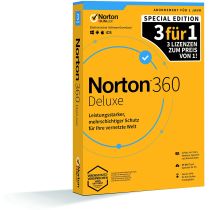 Norton 360 Deluxe - 3 for 1 Promo (3 Geräte | 1 Jahr) (Code-in-a-Box)