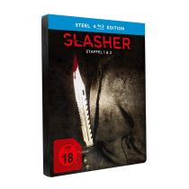 Slasher - Staffel 1 & 2 (Limited Steel Edition) [4 BRs]