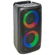 Soundbox "LEO-250" 2 x 3"/8cm, 100W, mit beleuchteten Lautsprechern
