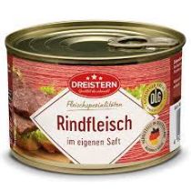 Dreistern Rindfleisch im eigenen Saft 300g